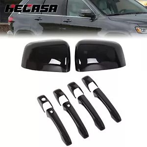 Mirror Covers+Door Handle Covers For Jeep Grand Cherokee/Dodge Durango 2011+ - Foto 1 di 9