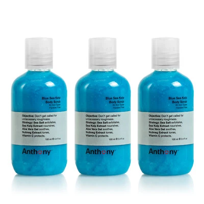 Anthony Blue Sea Kelp Body Scrub 3.5 oz (Pack of 3) - Image 1 of 4