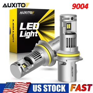 9004 HB1 LED Headlight Bulbs High Low Beam 6000K Super White Plug & Play 20000LM - Picture 1 of 12