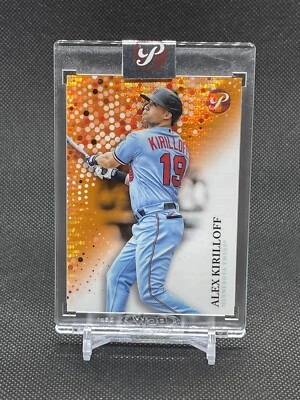 2022 Topps Pristine #213 Alex Kirilloff Pristine Encased Orange Refractor #/25 - Image 1 of 2