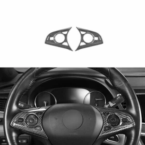 For Buick Lacrosse 2016-2019 Steering Wheel Button Frame Trim Carbon Fiber Steel - Picture 1 of 5