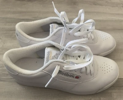 Zapatos Atléticos Reebok Mujer Clásicos Princesa Blanco sobre Blanco 2-1475 EE. UU. 6.5 Foto 1 de 4