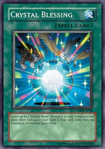 Crystal Blessing - FOTB-EN034 - Common - Unlimited Edition - Moderately Played - Image 1 of 1