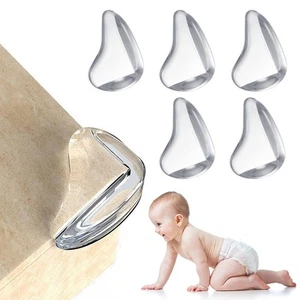 Child Friendly Transparent Corner Edge Covers for Furniture Protection - Picture 1 of 11