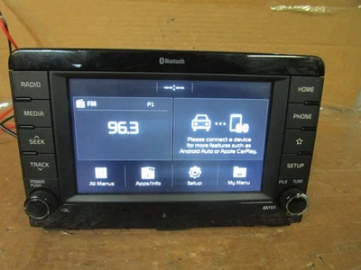 19 20 Kia Rio Radio Stereo Receiver AM FM Display Screen Media 96160h9700fhv Foto 1 de 4