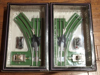 2 MTH Tinplate Traditions 10-4001/4002 Standard Switches Regular Right/Left NIB! - Image 1 of 4