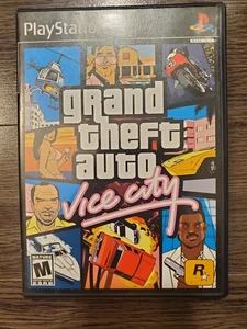 Grand Theft Auto Vice City ( PlayStation 2 2002) Complete CIB Disc Got Scratches - Picture 1 of 4