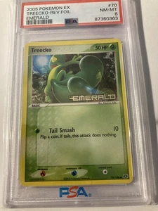 PSA 8 Treecko Reverse Smaragd 2005 Pokemon - Bild 1 von 2