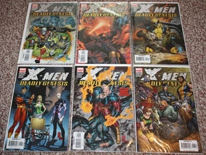 X-MEN DEADLY GENESIS COMIC BOOK - ISSUES 1-6; COMPLETE SERIES - Picture 1 of 1