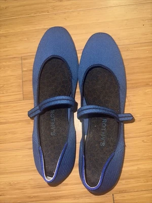 Rothy’s Blue Square Mary Jane With Strap Size 10.5 - Image 1 of 4