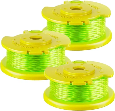 3-Pack Ryobi AC14HCA Spool Replacements – 0.080" Twist Line, 11FT, Fits 18V/24V/ - Image 1 of 4