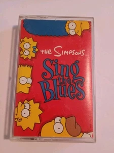 The Simpsons 1990 Sing the Blues Cassette Tape Geffen Records - Picture 1 of 4