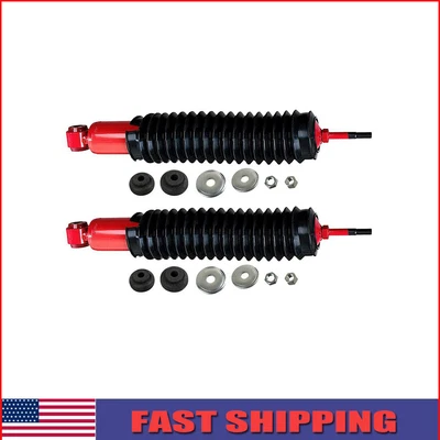 Par de amortiguadores de gasolina monotubo KYB Monomax delanteros para 92-02 Ford E-250 Econoline tracción trasera Foto 1 de 4