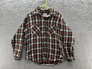 Vintage Big Mac Flanell Herren L 16-16,5 rot/weiß kariert 70er Hemd JC Penney - Bild 1 von 16