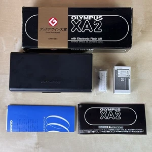 Olympus XA2 Box Kunststoffgehäuse & Handbuch NUR für XA2 Kamera Original OEM Vintage - Bild 1 von 13