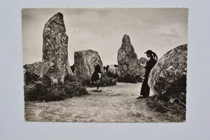 The Menhirs of Kermario in Carnac, France Photo Postcard (POSTED, 1964) - Picture 1 of 2