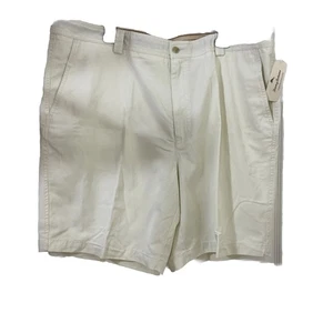 TOMMY BAHAMA Men's Trinidad Ivory Spray Flat Front Shorts SZ 42 NWT $95 8.5” - Picture 1 of 8