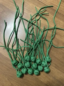 15 puños de mono con paracord extra perfectos para scouts scouts artesanos verde - Imagen 1 de 1