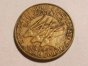 Münze Äquatorialafrika (Kamerun): 5 Francs 1968 - Bild 1 von 2