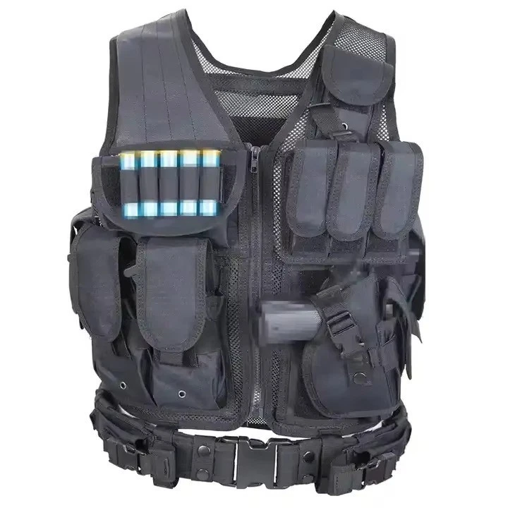 Тактический сетчатый жилет и дышащие чехлы Molle фиксированные универсальный регулируемый крой - Изображение 1 из 4