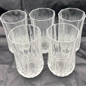 Cristal d'Arques Durand, Longchamp Crystal Iced Tea Glasses, Set of 5 - Picture 1 of 3