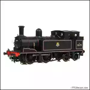 EFE Rail E85017 LSWR Adams O2 30179 BR gefüttert schwarz (frühes Emblem) - Spurweite OO - Bild 1 von 4