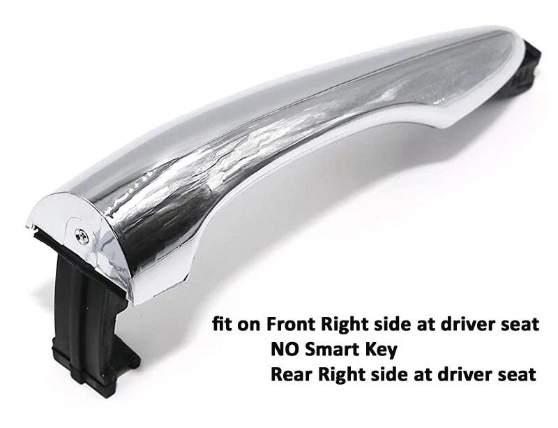 Right Door Outside Handle Chrome for 2011 2012 2013 2014 2015 KIA Sportage - Image 1 of 1