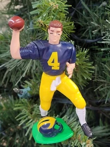 Jim Harbaugh Michigan Wolverines Football NCAA vtg Tree Ornament Holiday Jersey  - Picture 1 of 7