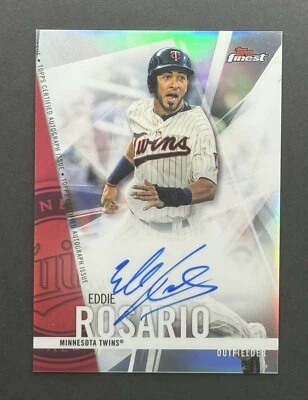 2017 Topps Finest Auto Eddie Rosario #FA-ER Autograph - Image 1 of 2