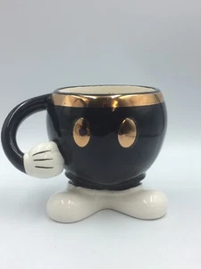 Offizielle Original Disney Store Mickey Mouse Shorts Beine Tasse SELTEN SCHWARZ/GOLD - Bild 1 von 12