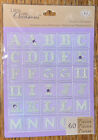 K&Company Life’s Little Occasions Llo Purple Dots Alphabet Alpha Die-Cut Letters
