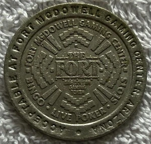 1993 FORT McDOWELL CASINO $1 Gaming Token Slot Obsolete Tribal Arizona We-Ko-Pa* - Picture 1 of 2