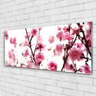 Impression sur verre Image tableaux 125x50 Floral Branches Fleurs