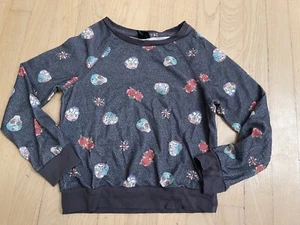 NWT Art Class Blue Soft Comfy Skull Rock Sweatshirt Top-6 6X - Picture 1 of 2