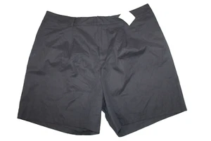 Forever 21 abbigliamento taglie forti donna 3x pantaloncini chino neri nuovi con etichetta - Foto 1 di 4