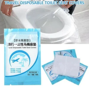 30/50PCS/1 Juego Cubierta de Asiento de Inodoro de Plástico Desechable Biodegradable CYB - Imagen 1 de 14