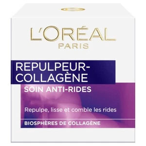 L OREAL CREME REPULPEUR COLLAGENE SOIN ANTI RIDES LISSE ET COMBLE LES RIDES 50ML - Picture 1 of 1