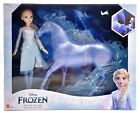 2022 Disney Frozen Puppe: Eiskönigin Elsa & Pferd Nokk / Mattel HLW58, Neu & Ovp