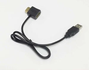 HDMI Kompatibles Stecker auf Buchse Adapter Stecker USB2.0 Ladegerät Power Kabel - Bild 1 von 4