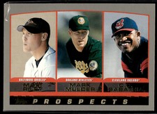 2000 Topps #446 Matt Riley / Mark Mulder / CC Sabathia PROS Very Good