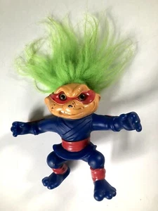 Vintage Battle Trolls Nunchuck Ninja Troll Action Figure 1992 Hasbro 5" - Picture 1 of 5