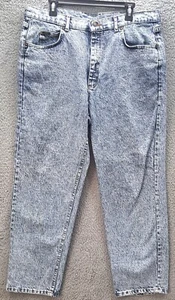 VINTAGE LEE ACID WASH DENIM BLUE JEANS HERREN GRÖSSE 36X28  - Bild 1 von 5