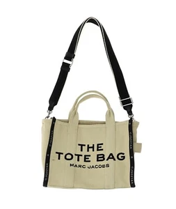 The Marc Jacobs X4503  Beige The Small Traveler Canvas Tote Size 13x5.5x10 in - Picture 1 of 4