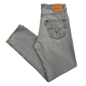 Vintage Levi's 550 Jeans Relaxed Tapered Fit Blue Mens 33W 34L Denim Zip Fly - Picture 1 of 15