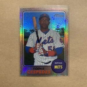 2017 Topps Heritage Chrome Refractor /568 Yoenis Cespedes #THC-406 - Picture 1 of 2