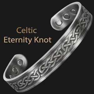 Celtic Cobre Pulsera Magnética Articulaciones Alivio del Dolor Artritis Brazalete ECP - Imagen 1 de 5