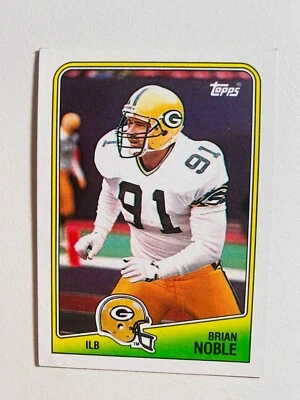 1988 TOPPS #321 BRIAN NOBLE NM-MT NFL FOOTBALL CARD - Image 1 of 2