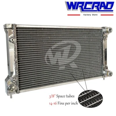 Aluminum Radiator Fits Volkswagen GOLF MK1 MK2 GTI/SCIROCCO 1.6L 1.8L Manual MT - Imagem 1 de 4