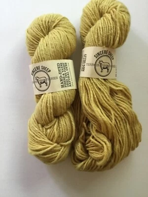 2 madejas x hilo mezcla de alpaca Huacaya oveja sincera 150 yardas cada una Mrs. Fisher Napa Foto 1 de 2