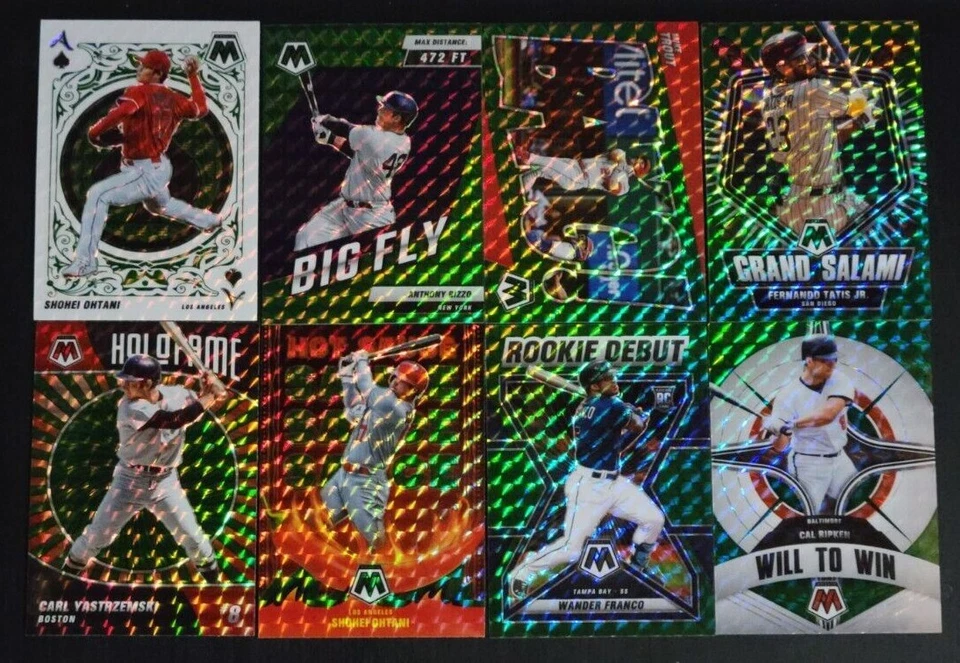 2022 Panini Mosaic Baseball GREEN INSERT PRIZMS with Rookies You Pick the Card - Image 1 of 1